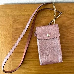 Pink kate spade crossbody phone holder!
